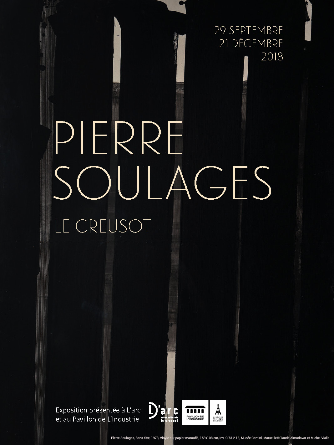Exposition Pierre Soulages Academie Francois Bourdon